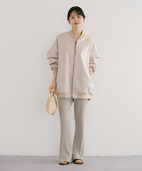 Noble(ノーブル)の「《セットアップ対応》RY/PL ワイドリブ パンツ(その他パンツ・レディース・ベージュ/カーキ・FREE)」の11枚目の写真