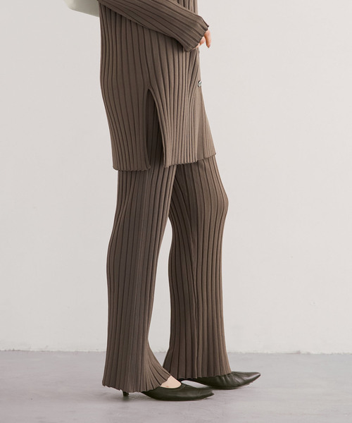 Noble(ノーブル)の「《セットアップ対応》RY/PL ワイドリブ パンツ(その他パンツ・レディース・ベージュ/カーキ・FREE)」の20枚目の写真