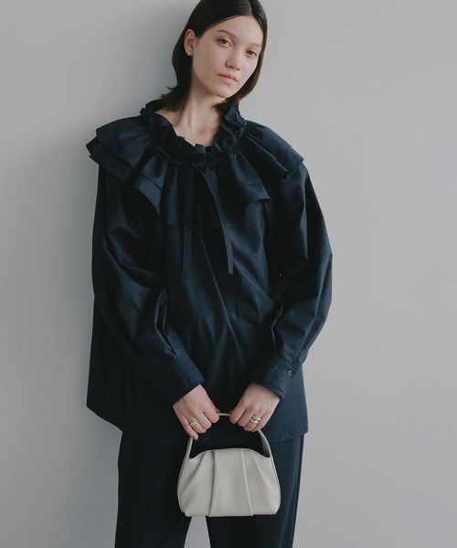 MANOF(マノフ)の「LUMEN FANTINE BAG(ハンドバッグ・レディース・イエロー/ライトグレー/ブラック・F)」の11枚目の写真