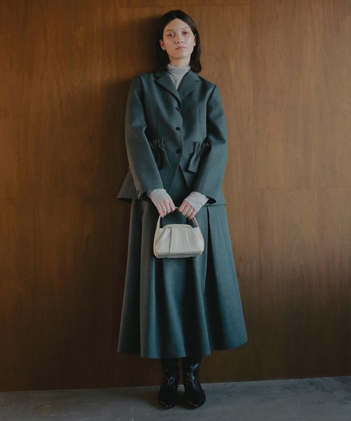 MANOF(マノフ)の「LUMEN FANTINE BAG(ハンドバッグ・レディース・イエロー/ライトグレー/ブラック・F)」の15枚目の写真