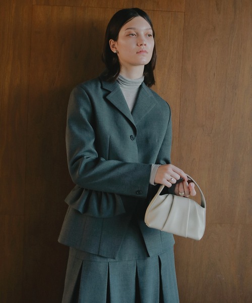MANOF(マノフ)の「LUMEN FANTINE BAG(ハンドバッグ・レディース・イエロー/ライトグレー/ブラック・F)」の16枚目の写真