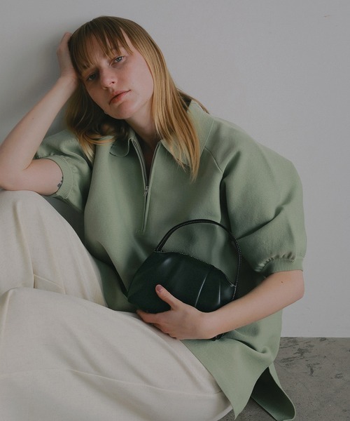 MANOF(マノフ)の「LUMEN FANTINE BAG(ハンドバッグ・レディース・イエロー/ライトグレー/ブラック・F)」の17枚目の写真