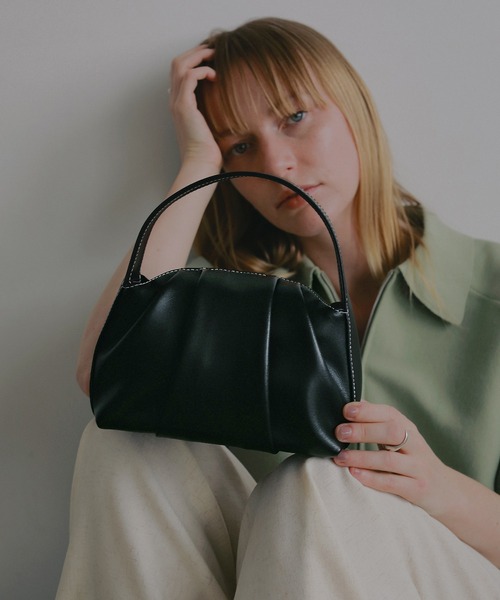 MANOF(マノフ)の「LUMEN FANTINE BAG(ハンドバッグ・レディース・イエロー/ライトグレー/ブラック・F)」の18枚目の写真