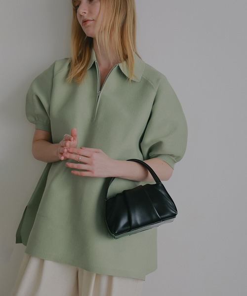 MANOF(マノフ)の「LUMEN FANTINE BAG(ハンドバッグ・レディース・イエロー/ライトグレー/ブラック・F)」の20枚目の写真