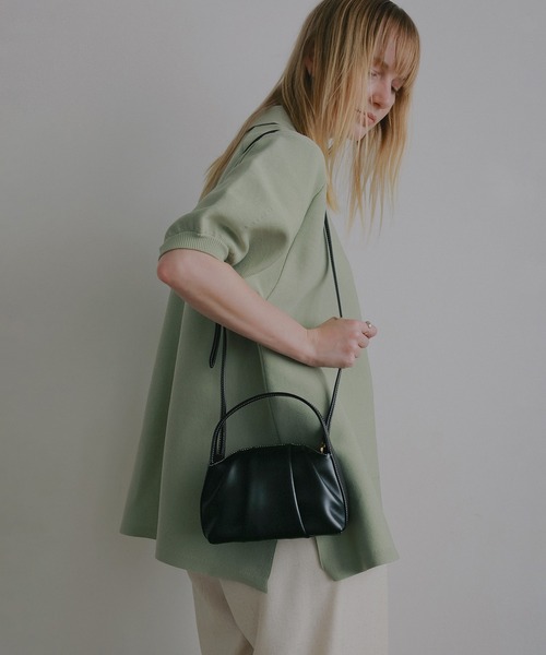 MANOF(マノフ)の「LUMEN FANTINE BAG(ハンドバッグ・レディース・イエロー/ライトグレー/ブラック・F)」の21枚目の写真