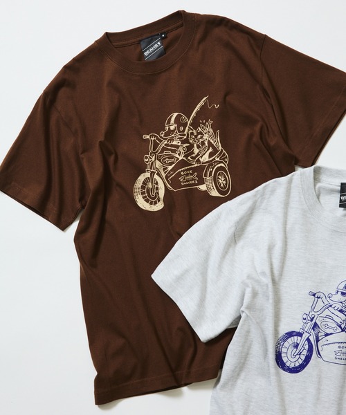 BEAMS T / BONE SHAKERZ футболка — принт T‑shirt