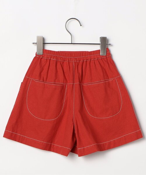 p.premier（ピードットプルミエ）の「タックキュロットハーフパンツ（その他パンツ・キッズ・ブラウン/レッド/ストライプ・140/130/120/110/100/90/80）」の8枚目の写真