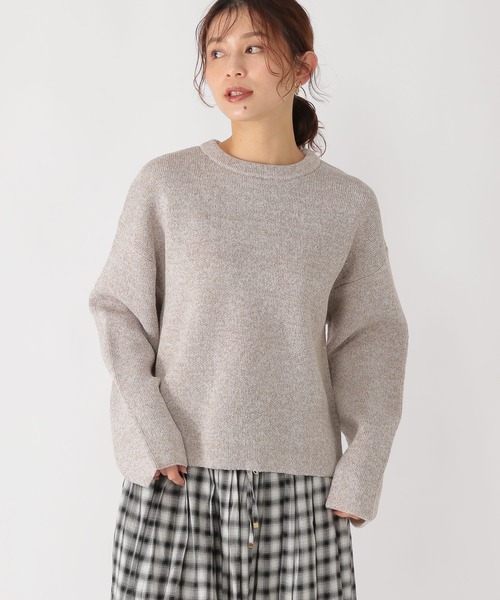 studio CLIP（スタディオクリップ）の「7ゲージリバーシブルニット（ニット/セーター・レディース・ライトグリーン/ライトグレー/ライトベージュ/ライトブルー・FREE）」の12枚目の写真