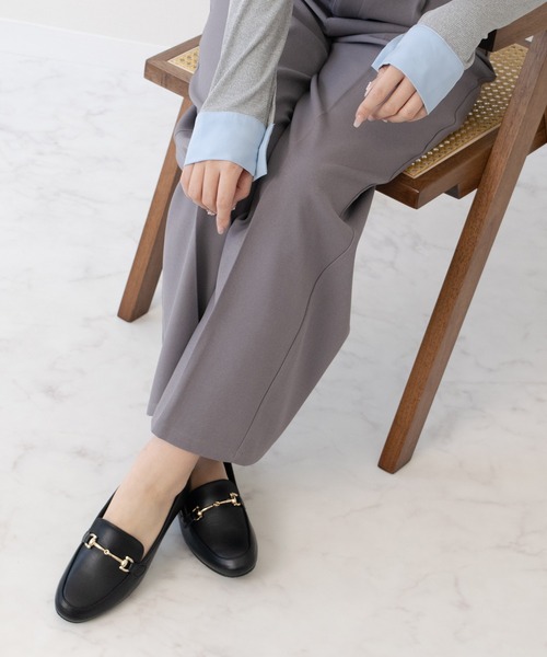 Bridget Birkin(ブリジットバーキン)の「【Bridget Birkin】ソフトビットレインローファー(564017)(ローファー・レディース・アイボリー/キャメル/ブラック系その他/ブラック・23/22.5/24/23.5/24.5)」の9枚目の写真