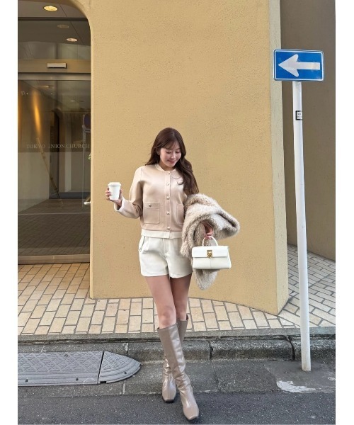 HLT Logo Knit Varsity Jacket（その他アウター）｜Her lip to（ハー