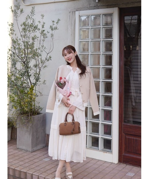 HLT Logo Knit Varsity Jacket（その他アウター）｜Her lip to（ハー