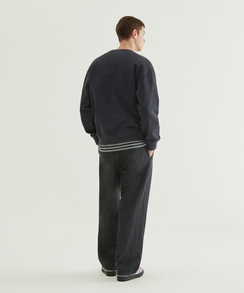 COVERNAT（カバーナット）の「[SOOBIN着用] CORDURA SEMI-WIDE DENIM EASY PANTS（デニムパンツ・メンズ・ブラック/ブルー・LARGE/X-LARGE/SMALL/MEDIUM）」の9枚目の写真