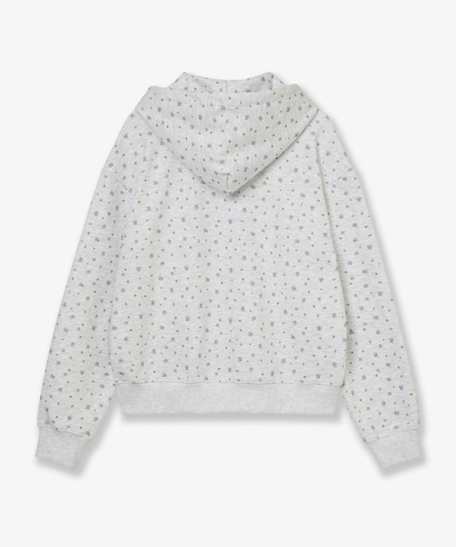 aeae(エーイーエーイー)の「WEB LOGO FLOWER HOOD ZIP-UP(パーカー・レディース・ブルー/ピンク・FREE)」の3枚目の写真