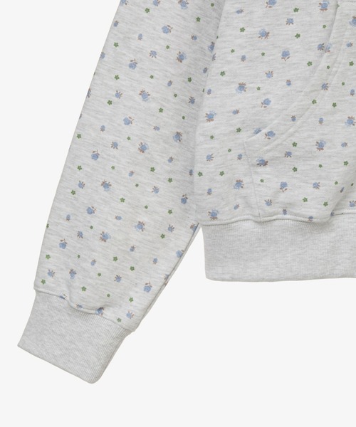 aeae(エーイーエーイー)の「WEB LOGO FLOWER HOOD ZIP-UP(パーカー・レディース・ブルー/ピンク・FREE)」の6枚目の写真