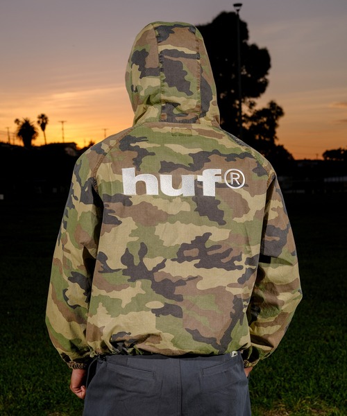 HUF（ハフ）の「HUF eightynine HOODED JACKET（ブルゾン・メンズ・カモフラージュ/ブラック/ナチュラル・S/M/L/XL/XXL）」の3枚目の写真
