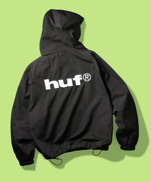 HUF（ハフ）の「HUF eightynine HOODED JACKET（ブルゾン・メンズ・カモフラージュ/ブラック/ナチュラル・S/M/L/XL/XXL）」の2枚目の写真