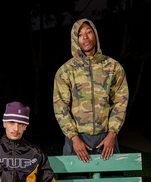HUF（ハフ）の「HUF eightynine HOODED JACKET（ブルゾン・メンズ・カモフラージュ/ブラック/ナチュラル・S/M/L/XL/XXL）」の4枚目の写真