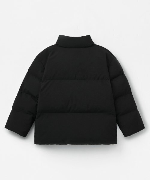 MUSINSA STANDARD KIDS（ムシンサスタンダードキッズ）の「デイリープファーショートダウンジャケット[ブラック]（ブルゾン・レディース・その他・100/120/130/140/150/160/110）」の4枚目の写真