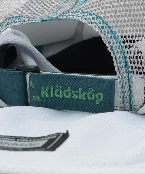 kladskap（クレードスコープ）の「ロゴ刺しゅうメッシュキャップ（キャップ・キッズ・ベージュ/ブルーグリーン・L(54-56cm)/51-53cm）」の5枚目の写真