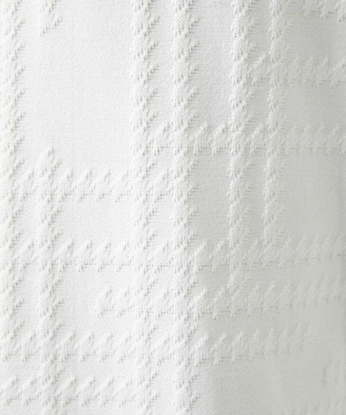 MICHEL KLEIN HOMME   （ミッシェルクランオム）の「【セットアップ】ジャカードクルーネック半袖カットソー（Tシャツ/カットソー・メンズ・ブラック/ホワイト・MEDIUM/LARGE/X-LARGE）」の6枚目の写真