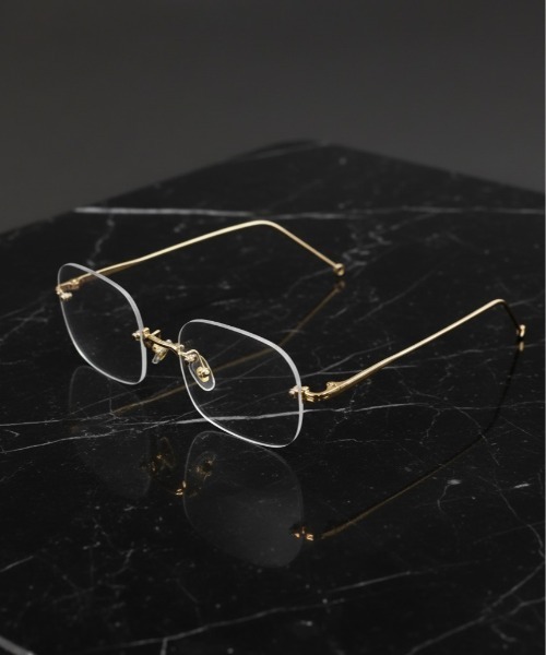 Burner(バーナー)の「【BLUR GLASS(ブラー・グラス)】リムレス ブルーライトカット 伊達メガネ blu-gls-8-9(メガネ・メンズ・ゴールド/シルバー・FREE)」の5枚目の写真