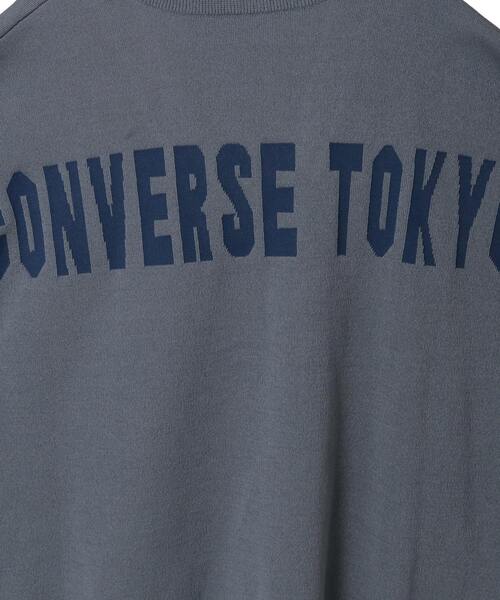 CONVERSE TOKYO(コンバーストウキョウ)の「BACK LOGO SUMMER KNIT CARDIGAN(カーディガン/ボレロ・レディース・グレー/ブラック/ブルー・FREE)」の7枚目の写真