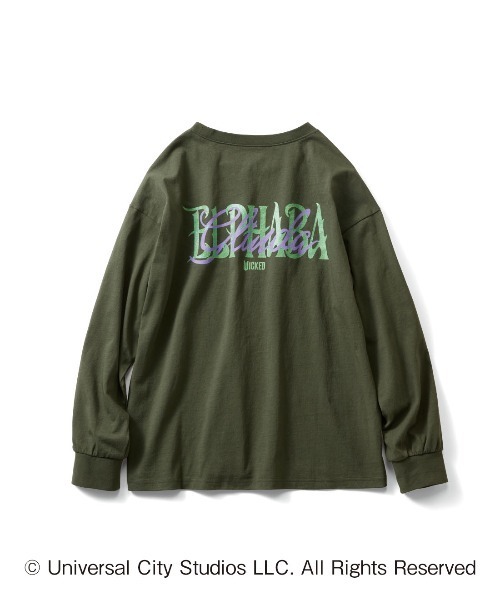 THREE FIFTY STANDARD(スリーフィフティースタンダード)の「THREE FIFTY STANDARD 【WICKED】 二人が重なるロゴプリントTシャツ〈グリーン〉(Tシャツ/カットソー・レディース・グリーン系その他・M/L/LL/3L)」の11枚目の写真