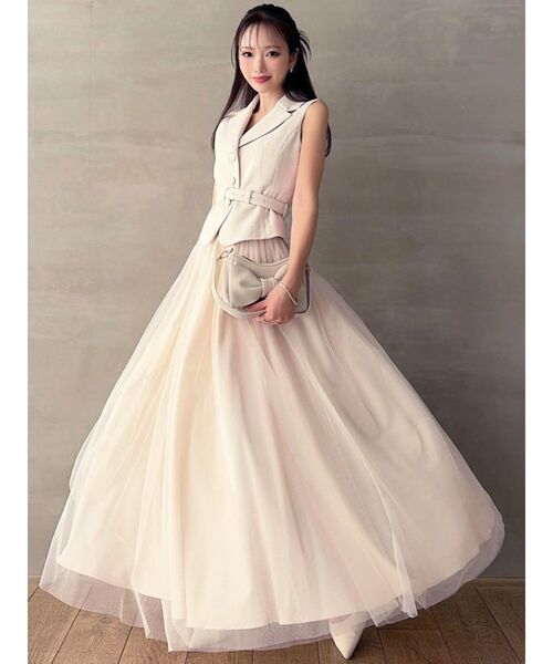 RESEXXY（リゼクシー）の「マルチウェイツイードセットアップ（ワンピース・レディース・ピンク/ブルー/アイボリー・FREE）」の12枚目の写真