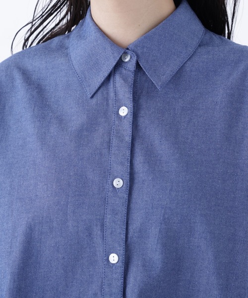 N.（N. Natural Beauty Basic）（エヌエヌナチュラルビューティーベーシック）の「デニムライクシャツ（シャツ/ブラウス・レディース・ブルー/ブルー系その他・ﾌﾘ-）」の21枚目の写真