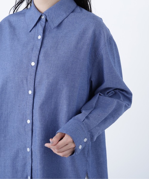 N.（N. Natural Beauty Basic）（エヌエヌナチュラルビューティーベーシック）の「デニムライクシャツ（シャツ/ブラウス・レディース・ブルー/ブルー系その他・ﾌﾘ-）」の22枚目の写真