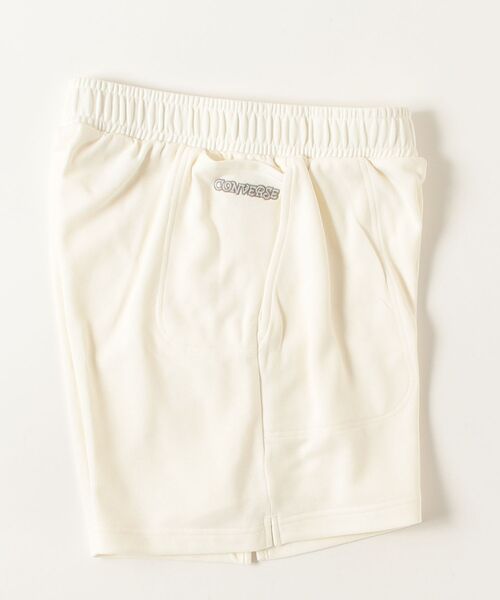 CONVERSE（コンバース）の「コンバース  SIDE POCKET SW SHORTS L サイドポケットスウェットショーツ（スウェットパンツ・レディース・オフホワイト/チャコールグレー・S/M/L）」の4枚目の写真