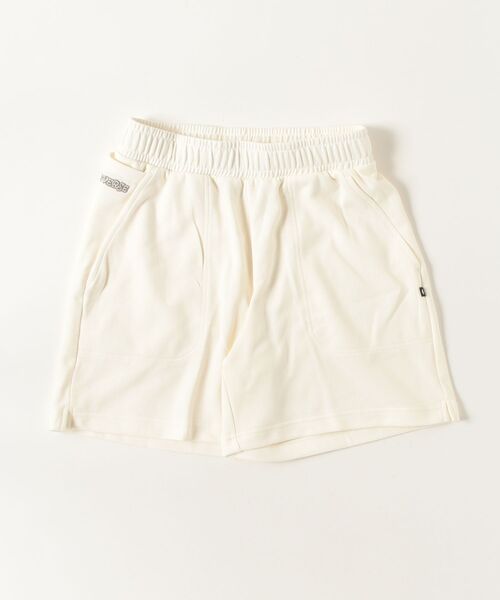 CONVERSE（コンバース）の「コンバース  SIDE POCKET SW SHORTS L サイドポケットスウェットショーツ（スウェットパンツ・レディース・オフホワイト/チャコールグレー・S/M/L）」の6枚目の写真