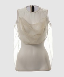 セール】【VERSO/ヴェルソ】Cropped Sleeveless Strap Top（シャツ