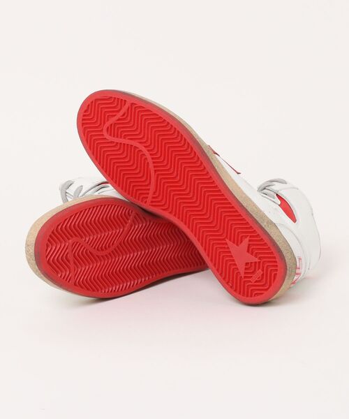 GOLDEN GOOSE(ゴールデングース)の「メンズ Sky-Star シグネチャー入りアンクル&レッドパネル(スニーカー・メンズ・ホワイト×レッド・39/41/42/44/45)」の7枚目の写真