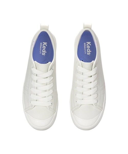 Keds（ケッズ）の「Keds ケッズ クルーズ レザー ホワイト（スニーカー・レディース・ホワイト・25.0cm/24.5cm/24.0cm/23.5cm/23.0cm/22.5cm）」の5枚目の写真