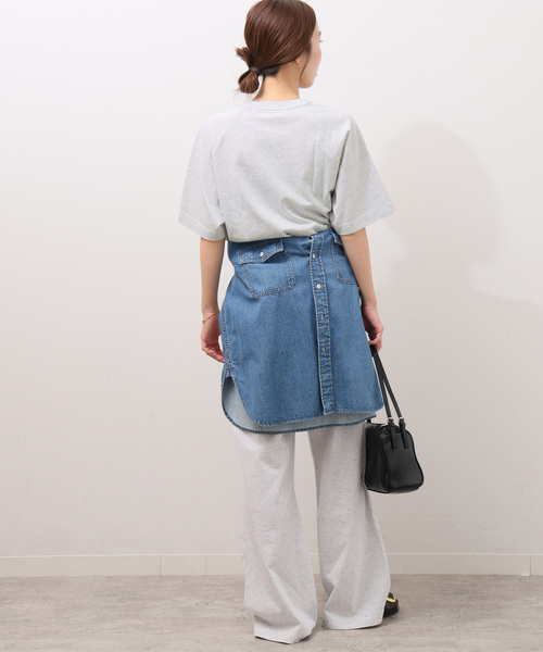 Champion(チャンピオン)の「別注【Champion/チャンピオン】16s/1 Jersey PT Bleach Wash:パンツ(スウェットパンツ・レディース・ブラック系その他/ライトグレー/ブラウン・FREE)」の16枚目の写真
