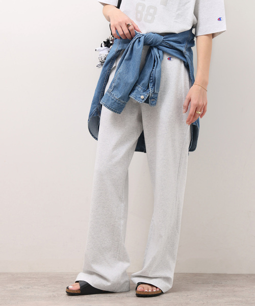 Champion(チャンピオン)の「別注【Champion/チャンピオン】16s/1 Jersey PT Bleach Wash:パンツ(スウェットパンツ・レディース・ブラック系その他/ライトグレー/ブラウン・FREE)」の17枚目の写真