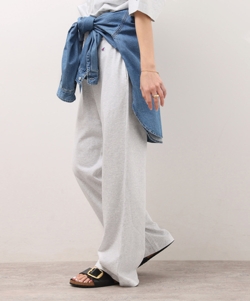 Champion(チャンピオン)の「別注【Champion/チャンピオン】16s/1 Jersey PT Bleach Wash:パンツ(スウェットパンツ・レディース・ブラック系その他/ライトグレー/ブラウン・FREE)」の18枚目の写真