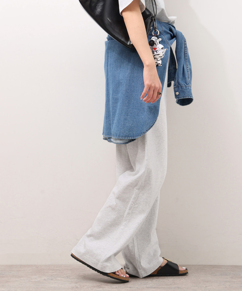 Champion(チャンピオン)の「別注【Champion/チャンピオン】16s/1 Jersey PT Bleach Wash:パンツ(スウェットパンツ・レディース・ブラック系その他/ライトグレー/ブラウン・FREE)」の19枚目の写真