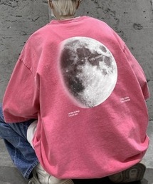 link lot（リンクロット）の「バックムーンプリントピグメントTシャツ（Tシャツ/カットソー・メンズ）」