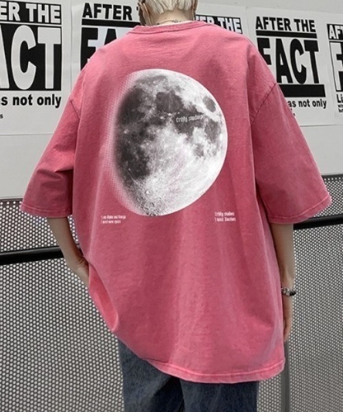 link lot(リンクロット)の「バックムーンプリントピグメントTシャツ(Tシャツ/カットソー・メンズ・ピンク/ブラック・M/L)」の10枚目の写真