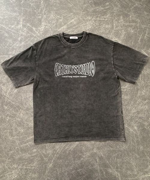 link lot(リンクロット)の「バックムーンプリントピグメントTシャツ(Tシャツ/カットソー・メンズ・ピンク/ブラック・M/L)」の12枚目の写真