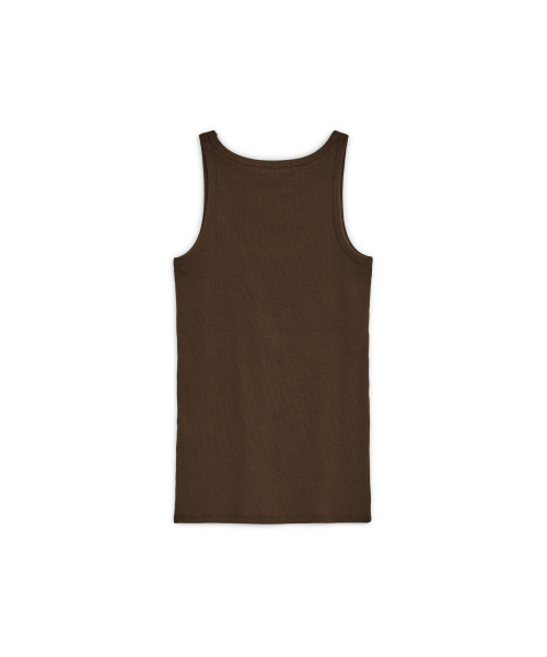 SUNBURNPROJECT(サンバーンプロジェクト)の「EASY ROUND NECK SLEEVELESS TOP, BROWN(Tシャツ/カットソー・レディース・その他・SMALL/MEDIUM)」の3枚目の写真