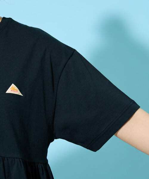 FREAK'S STORE（フリークスストア）の「限定展開 KELTY × FREAK'S STORE/ケルティ 別注 切り替え 半袖チュニック（接触冷感・吸水速乾・UVカット・遮熱）（Tシャツ/カットソー・レディース・オリーブ/ブラック/チャコール/ベージュ/オフホワイト/グレー/ピンク・ﾌﾘ-）」の22枚目の写真