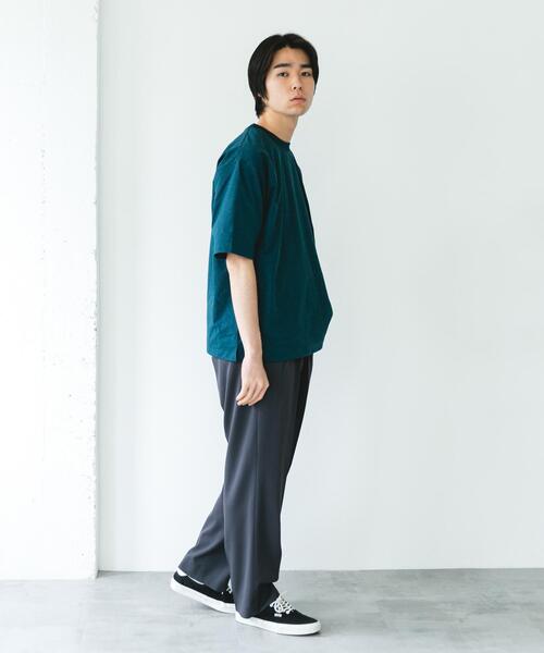 URBAN RESEARCH DOORS（アーバンリサーチドアーズ）の「クイックドライ ショートスリーブTシャツ（Tシャツ/カットソー・メンズ・ネイビー/ホワイト系その他/ホワイト/グリーン系その他/ブラック/ブラック系その他・LARGE/MEDIUM/SMALL/X-LARGE）」の7枚目の写真