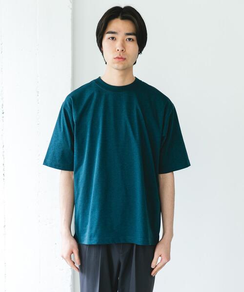 URBAN RESEARCH DOORS（アーバンリサーチドアーズ）の「クイックドライ ショートスリーブTシャツ（Tシャツ/カットソー・メンズ・ネイビー/ホワイト系その他/ホワイト/グリーン系その他/ブラック/ブラック系その他・LARGE/MEDIUM/SMALL/X-LARGE）」の9枚目の写真