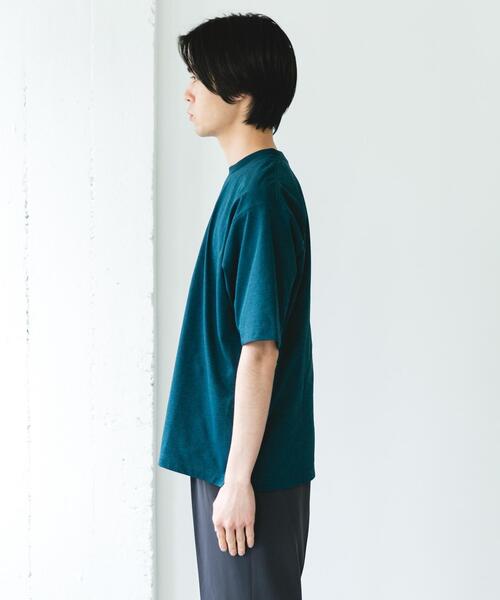 URBAN RESEARCH DOORS（アーバンリサーチドアーズ）の「クイックドライ ショートスリーブTシャツ（Tシャツ/カットソー・メンズ・ネイビー/ホワイト系その他/ホワイト/グリーン系その他/ブラック/ブラック系その他・LARGE/MEDIUM/SMALL/X-LARGE）」の10枚目の写真