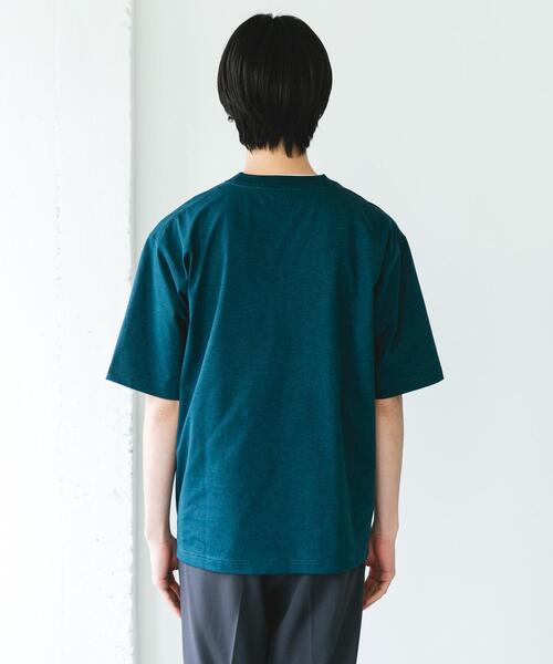 URBAN RESEARCH DOORS（アーバンリサーチドアーズ）の「クイックドライ ショートスリーブTシャツ（Tシャツ/カットソー・メンズ・ネイビー/ホワイト系その他/ホワイト/グリーン系その他/ブラック/ブラック系その他・LARGE/MEDIUM/SMALL/X-LARGE）」の11枚目の写真