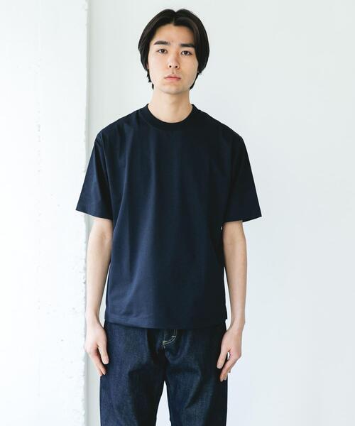 URBAN RESEARCH DOORS（アーバンリサーチドアーズ）の「クイックドライ ショートスリーブTシャツ（Tシャツ/カットソー・メンズ・ネイビー/ホワイト系その他/ホワイト/グリーン系その他/ブラック/ブラック系その他・LARGE/MEDIUM/SMALL/X-LARGE）」の20枚目の写真