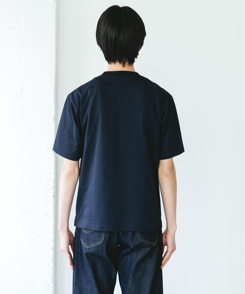 URBAN RESEARCH DOORS（アーバンリサーチドアーズ）の「クイックドライ ショートスリーブTシャツ（Tシャツ/カットソー・メンズ・ネイビー/ホワイト系その他/ホワイト/グリーン系その他/ブラック/ブラック系その他・LARGE/MEDIUM/SMALL/X-LARGE）」の22枚目の写真